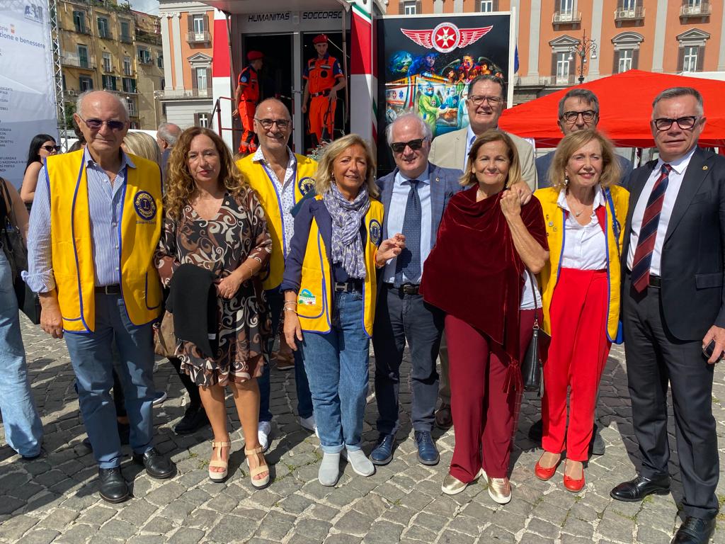 Napoli: Lions Day 2023, in Piazza del Plebiscito Screening gratuiti
