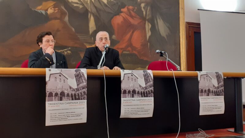 Salerno: Messa Tridentina, Coetus fidelium, pellegrinaggio regionale, don Nicola Bux “Fede e modernismo, fedeltà a dottrina cristiana!”