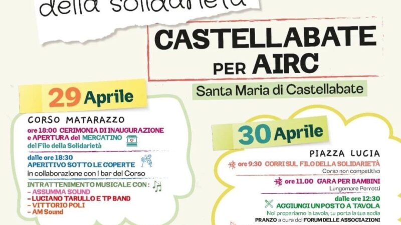 Castellabate: solidarietà per AIRC