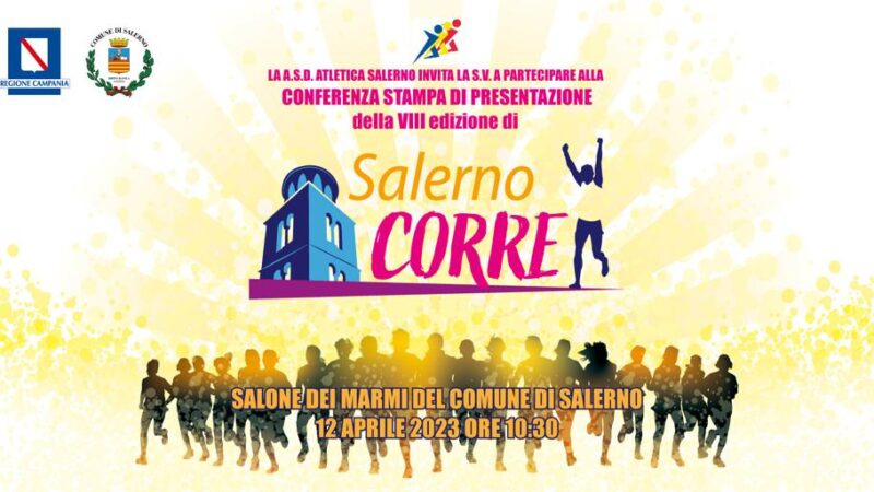 Salerno: 8^ ediz. gara podistica “Salerno Corre”, conferenza stampa