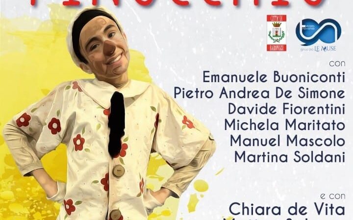 Roma: al Sistina, Gaetano Stella in “Le avventure di Pinocchio”, Pietro Andrea De Simone Pinocchio, Matteo Salsano Geppetto