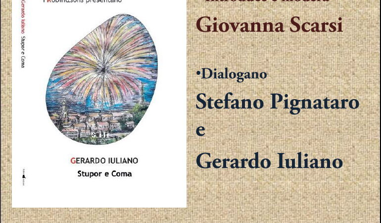 Salerno: presentazione libro di Gerardo Iuliano “Stupor e Coma”
