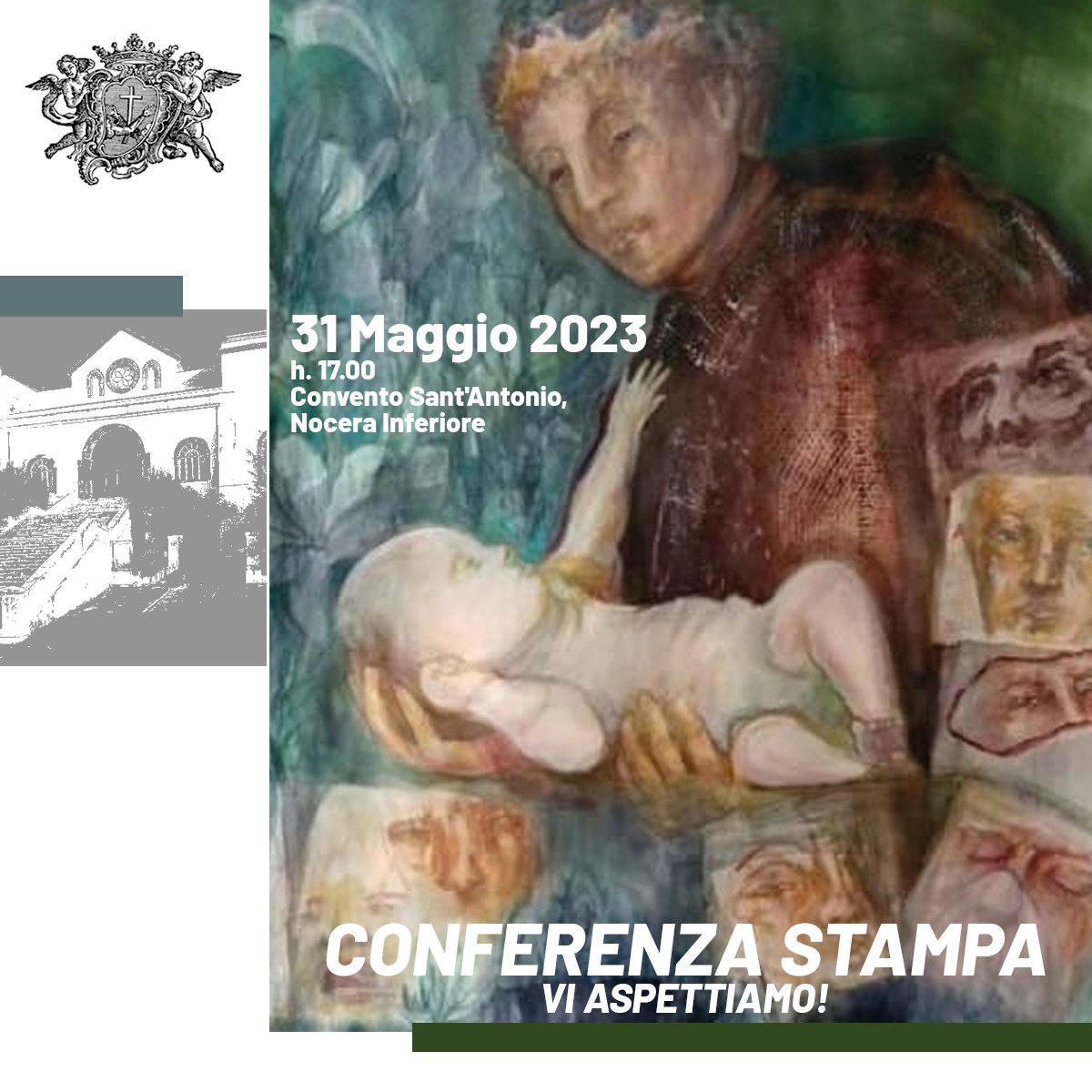 Nocera Inferiore: mostra d’ arte contemporanea su Sant’Antonio, conferenza stampa
