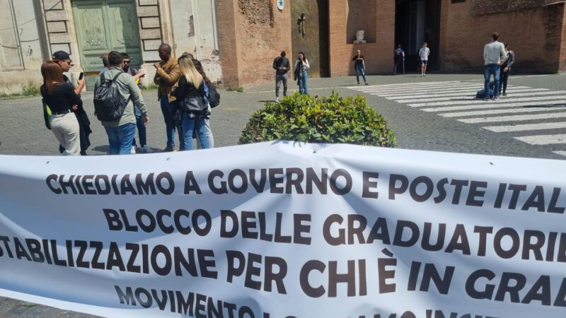 Roma: Poste Italiane, “Lottiamo Insieme” in piazza contro precariato  