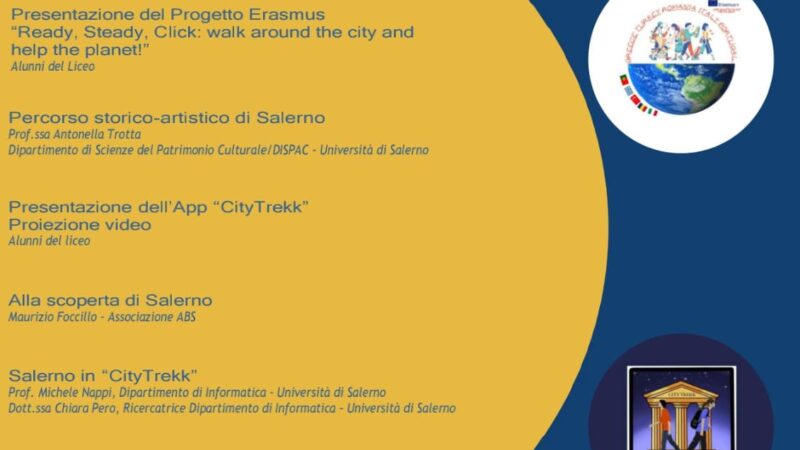 Salerno: presentazione app “City Trekk” a Salone dei Marmi