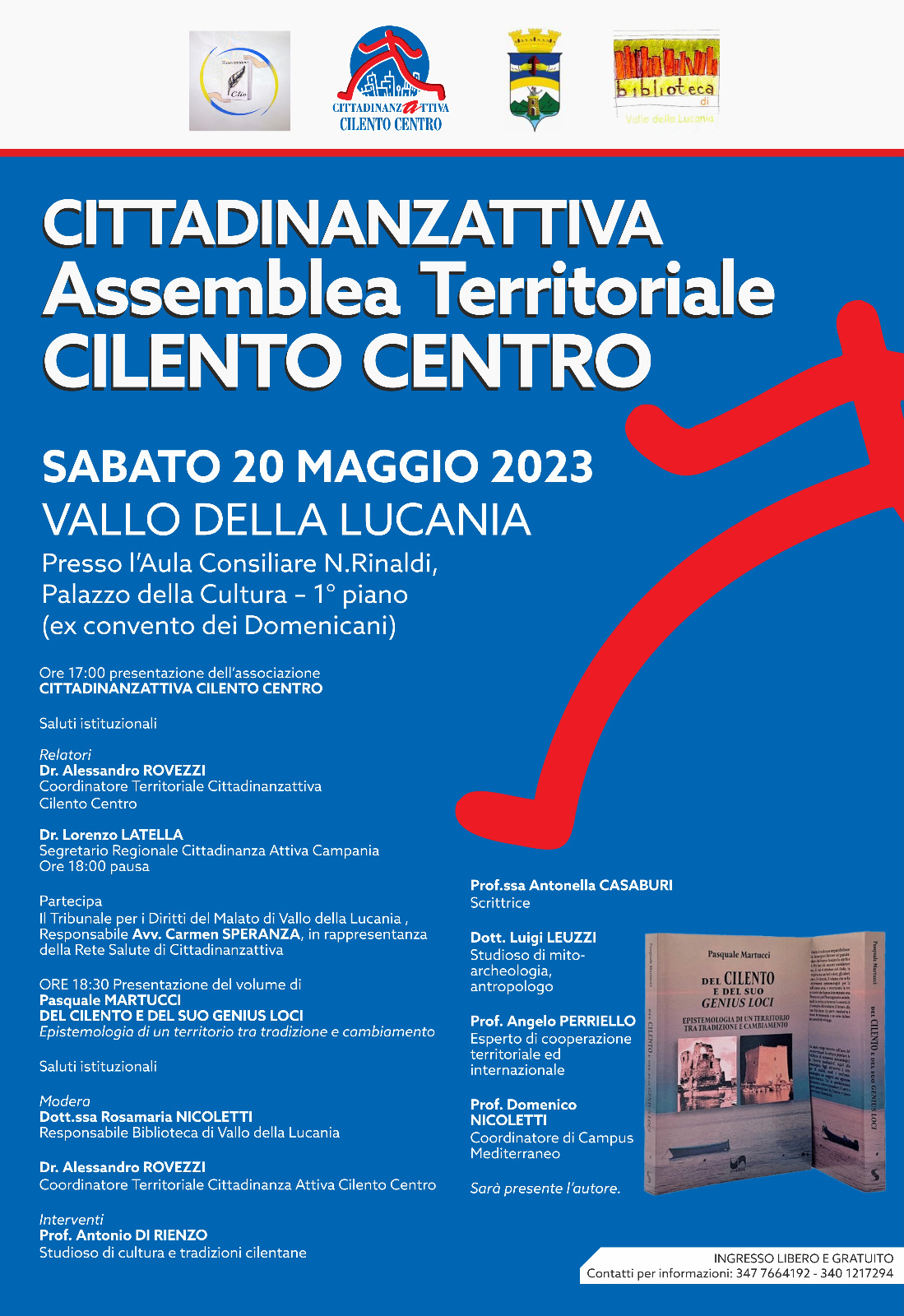 Vallo della Lucania: manifestazione su diritti civili e cultura a Palazzo di Città