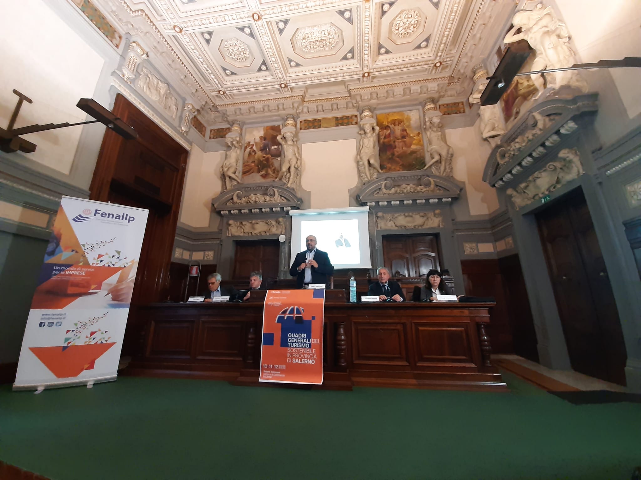 Salerno: Fenailp, Camera di Commercio, I sessione Quadri Generali del Turismo Sostenibile