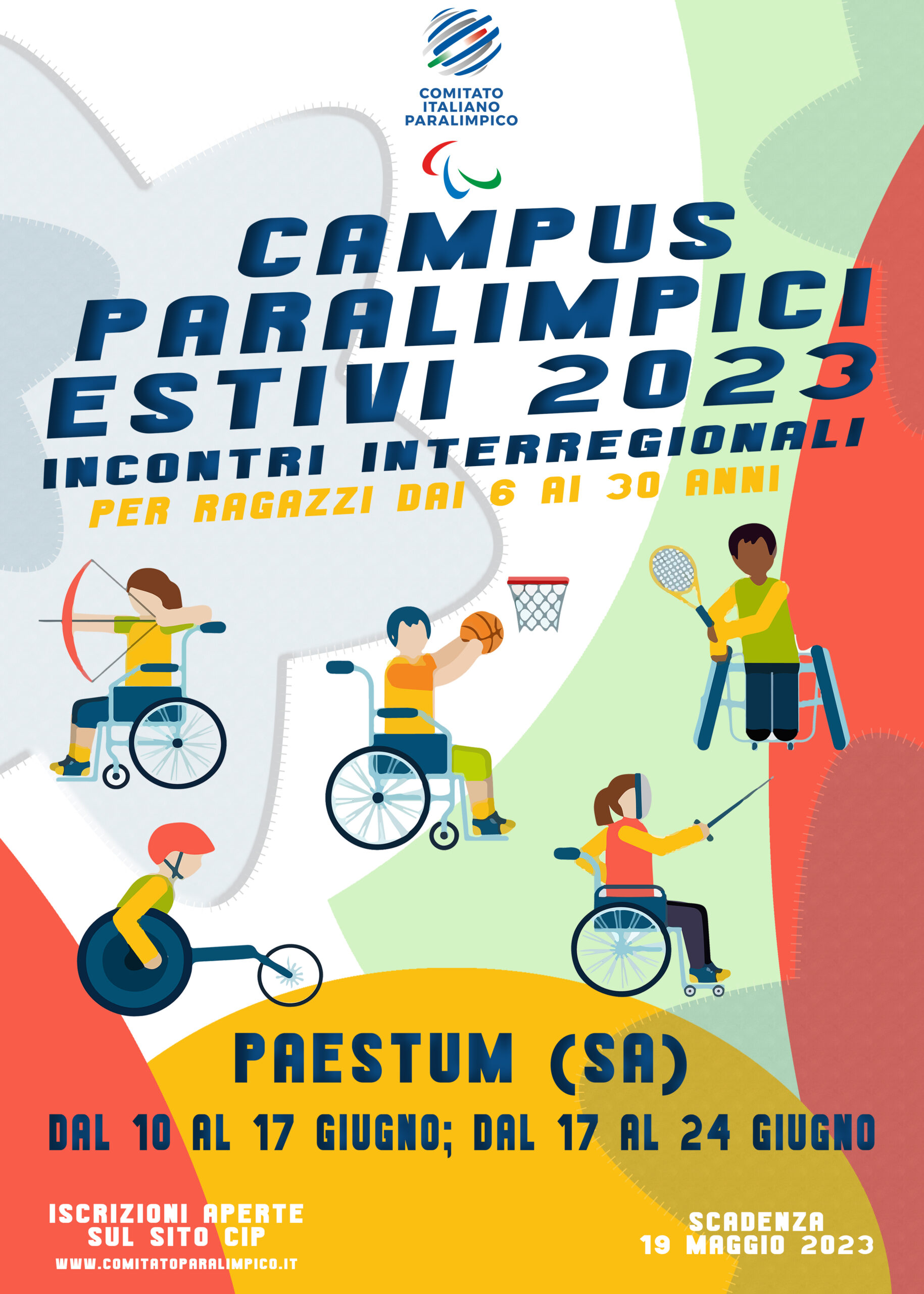 Paestum: Campus Nazionale Cip, al via iscrizioni