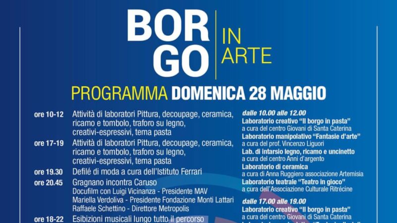 Gragnano: MAV, a Borgo in Arte ricordo di Enrico Caruso