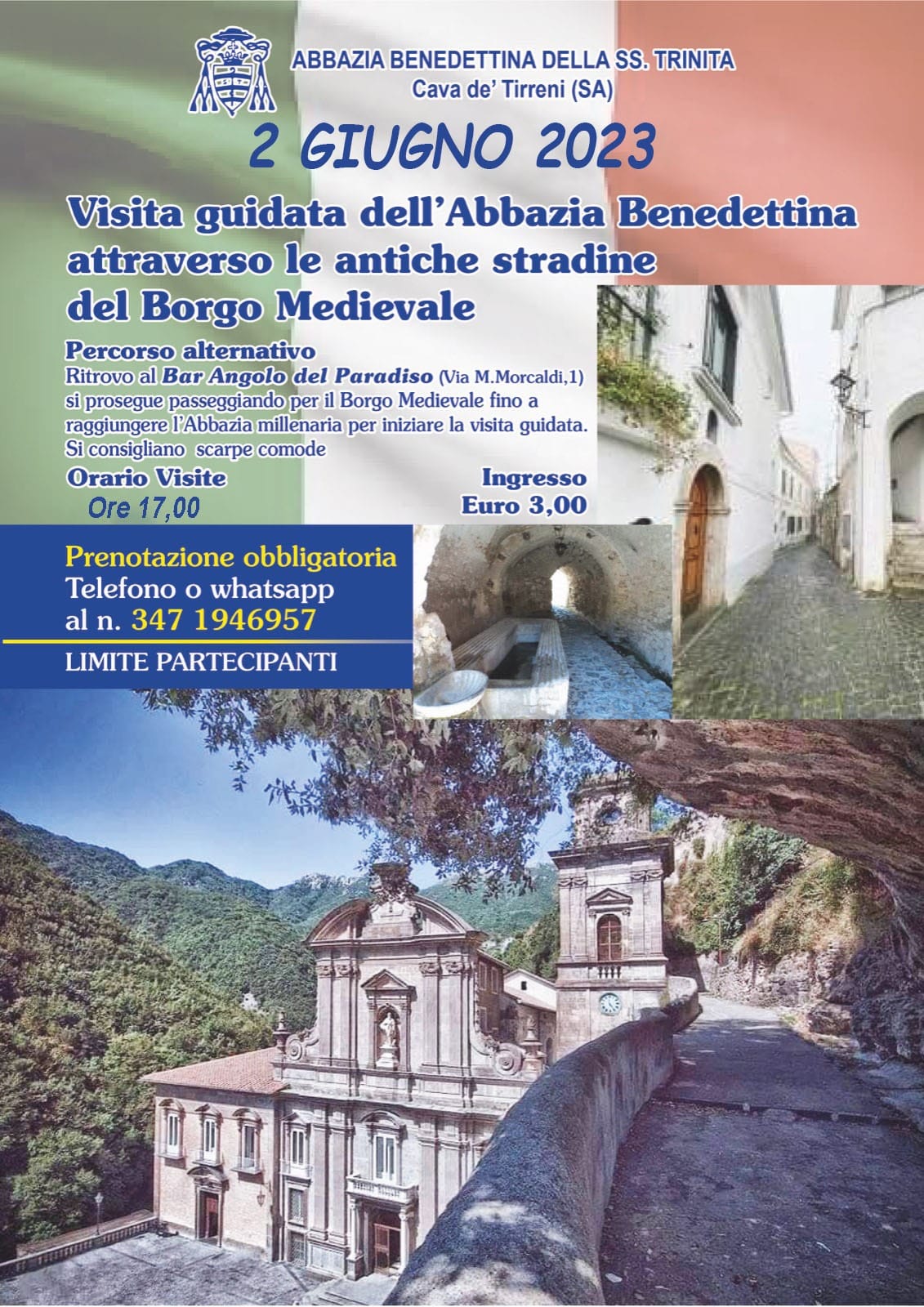 Cava de’ Tirreni: visita all’Abbazia benedettina