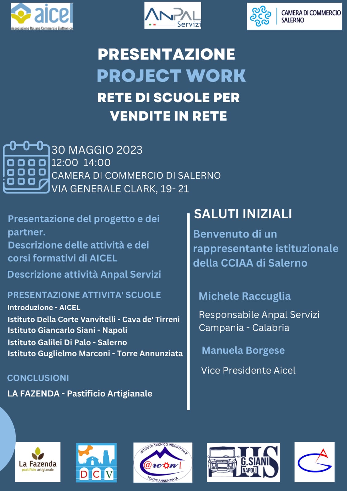 Salerno: Rete di scuole, presentazione progetto di Aicel e Anpal Servizi  