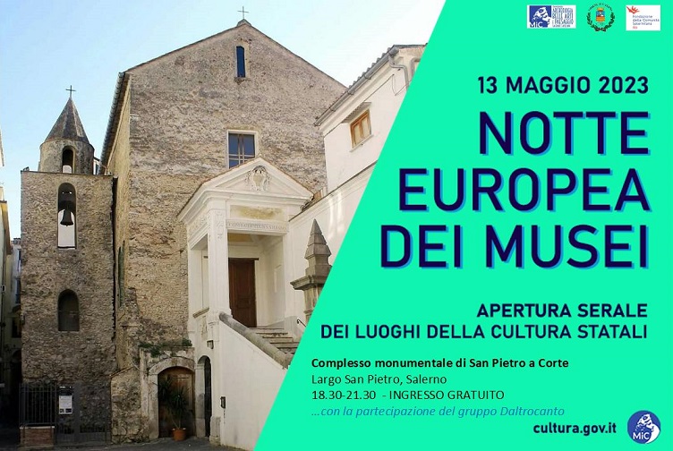 Salerno: Notte Europea dei Musei, aperti siti storici