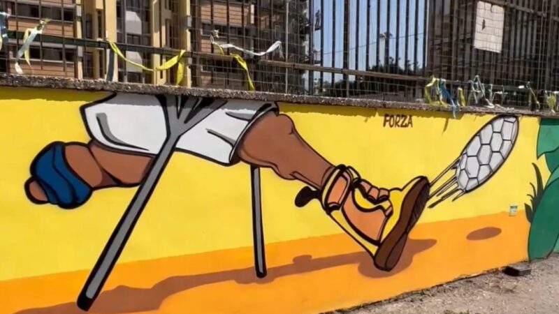 San Giorgio a Cremano: “La scuola dei murales”, inaugurata opera di oltre 200 studenti ed artisti d’ Inward 