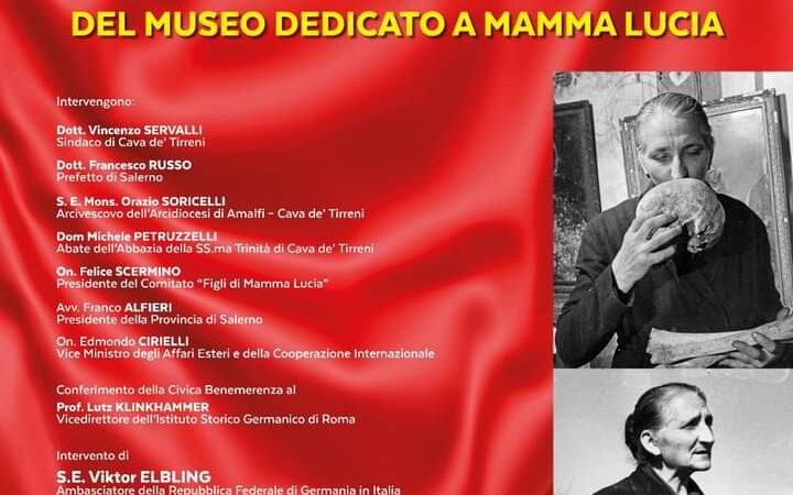 Cava de’ Tirreni: inaugurazione Museo Mamma Lucia