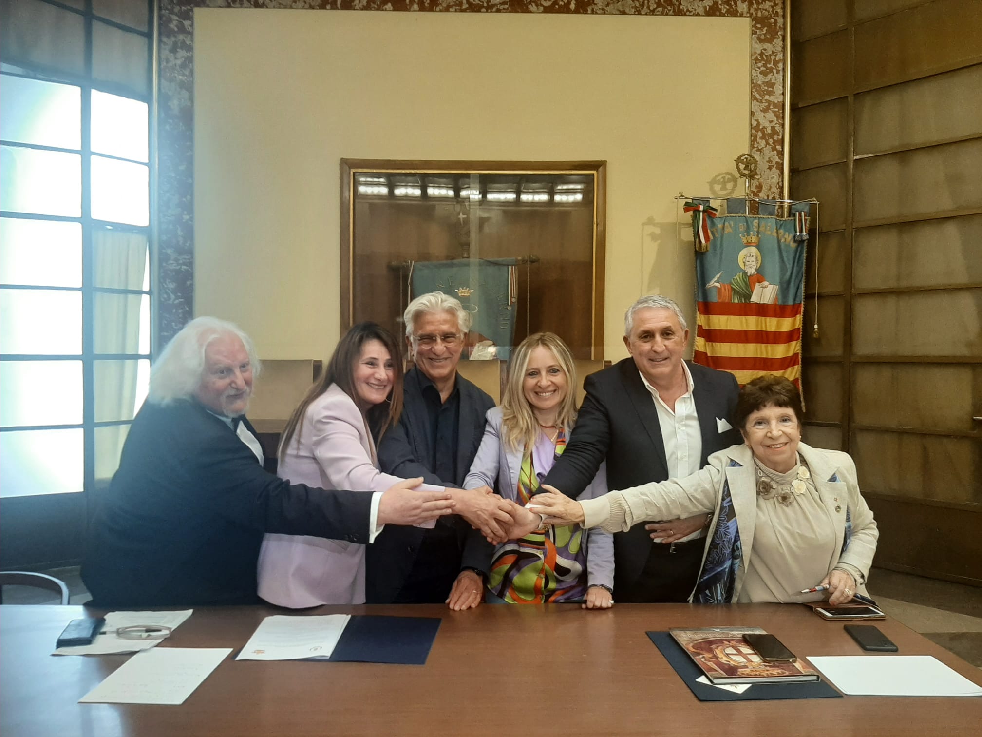 Salerno: a Palazzo di Città siglato Patto di Amicizia con Genova