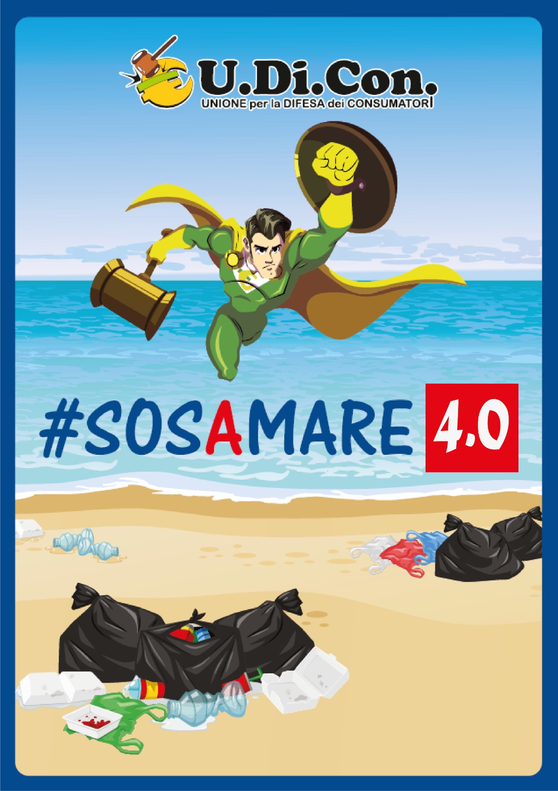 Roma: Udicon, #SOSAMARE 4.0″, per salvaguardare ambiente