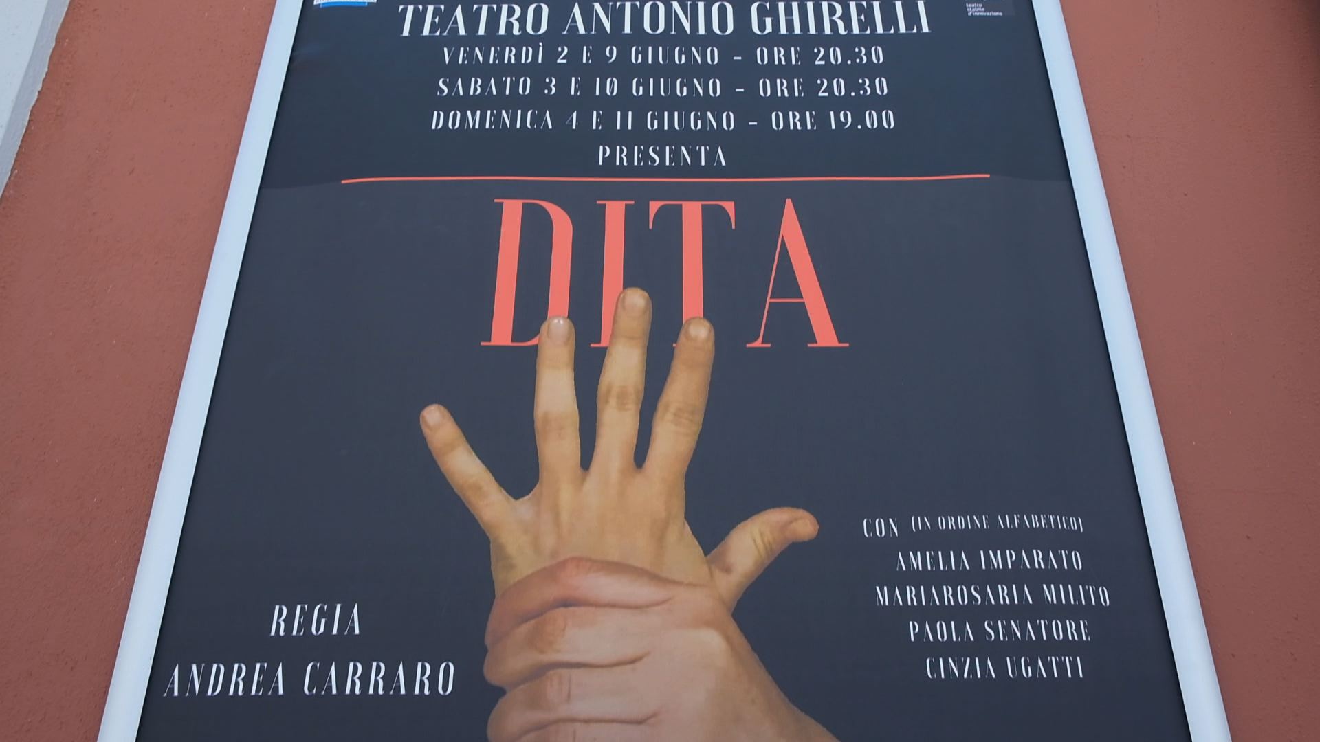 Salerno: “Dita” di Andrea Carrano, repliche a Teatro Ghirelli