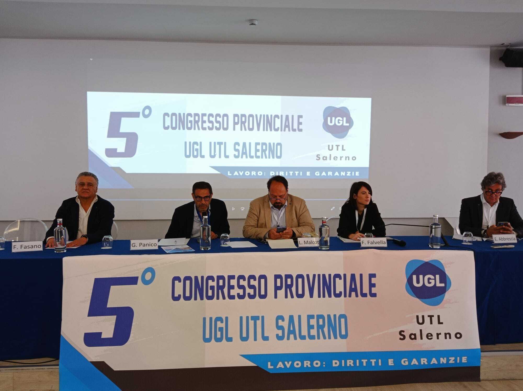 Salerno: Ugl, Carmine Rubino riconfermato segretario generale