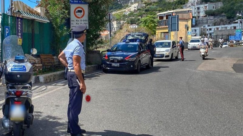 Amalfi: da martedì targhe alterne per 2 mesi su statale