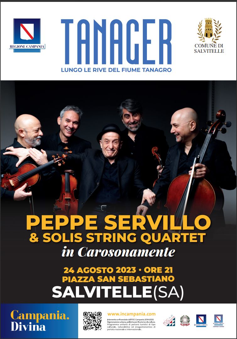 Salvitelle: Peppe Servillo e Solis String Quartet inaugurano Tanager