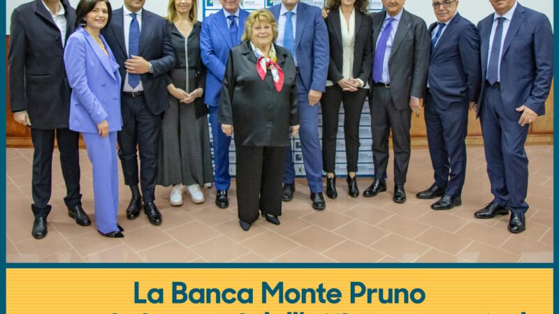 Campania: Banca Monte Pruno, approvato Bilancio semestrale, crescita esponenziale