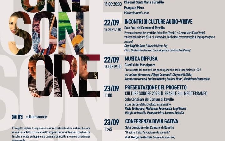 Ravello: concerto “Il Brasile sul Mediterraneo”