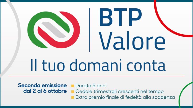 Banca Monte Pruno: collocamento nuovo BTP VALORE con tasso minimo garantito fino al 4,50%