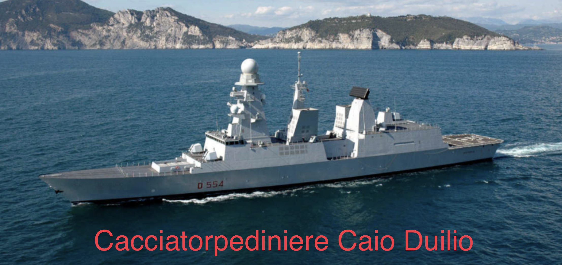 Napoli: Marina Militare, cacciatorpediniere Caio Duilio in sosta  