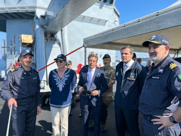 Napoli: Marina Militare, Comitato Politico e di Sicurezza UE incontra militari in Operazione EUNAVFOR MED IRINI