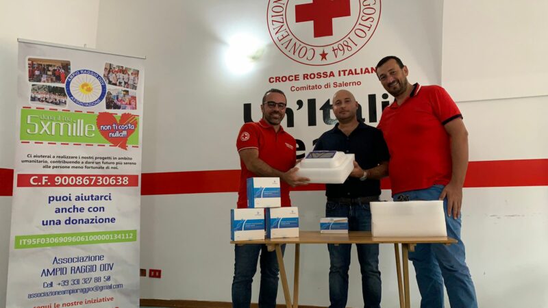 Salerno: Associazione “Ampio Raggio” dona analizzatore a CRI