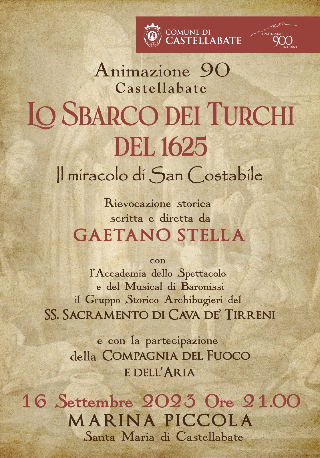 Castellabate: sbarco Turchi 1625, miracolo di San Costabile