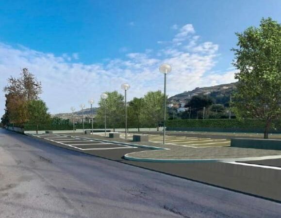 Agropoli: posa prima pietra per nuovo parcheggio e marciapiedi in via Selvi