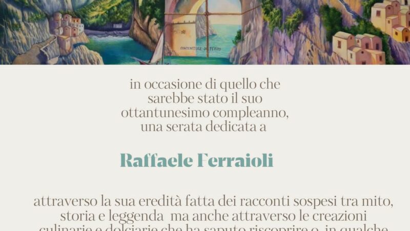 Amalfitana: “Serenata a Furore” in memoria 81° anniversario nascita di Raffaele Ferraioli