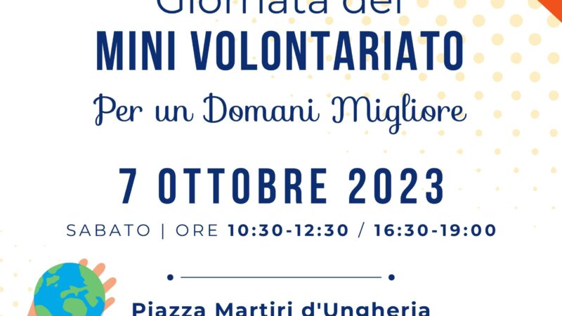 Castel San Giorgio: Giornata del Mini Volontariato “Per un domani migliore”