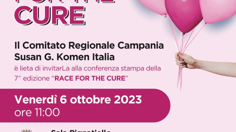 Napoli: presentazione 7^ ediz. “Race for the cure”