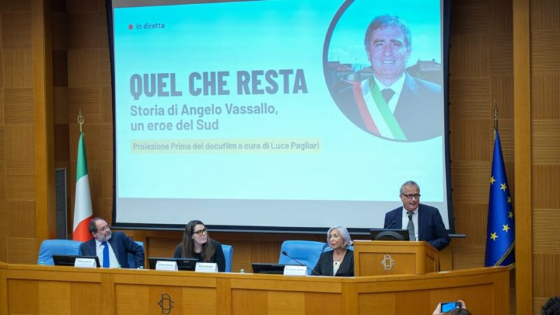 Roma: Fondazione Vassallo, successo premiere docufilm “Quel che resta”