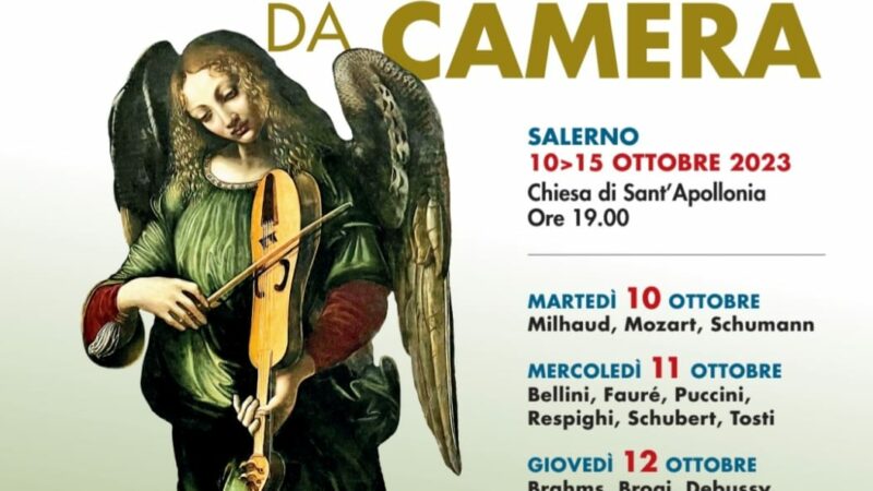Salerno: Conservatorio “G. Martucci”, 8^ ediz. Festival Musica da Camera