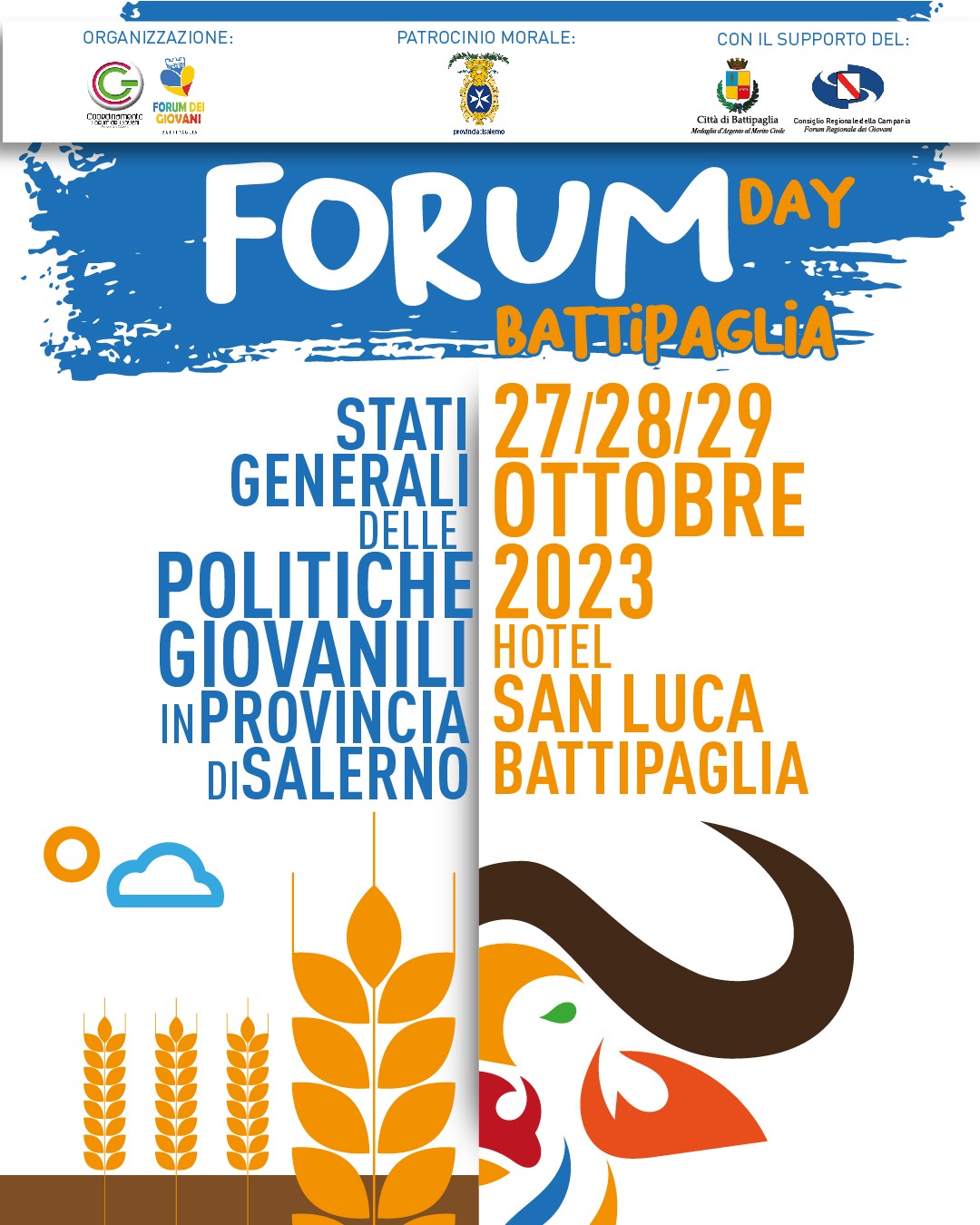 Battipaglia: 2 giorni per “Forum Day-Stati Generali delle Politiche Giovanili in Provincia di Salerno”