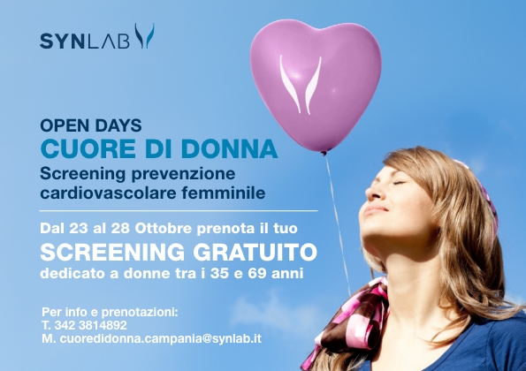 Campania: “Cuore di donna”, prevenzione gratuita di cardiopatie ischemiche