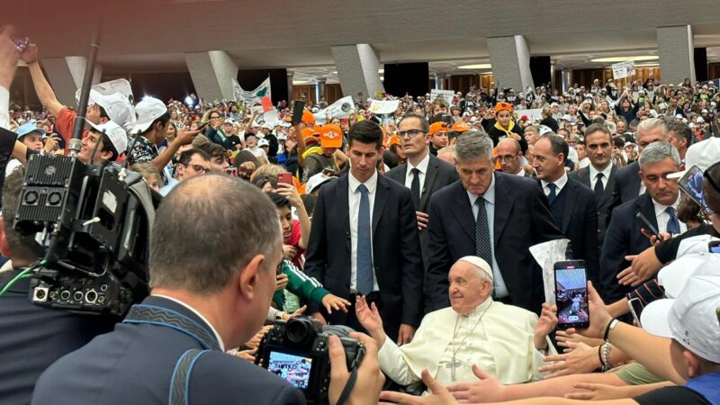 Ravello: Sindaco Vuilleumier con delegazione di bambini da Papa Francesco