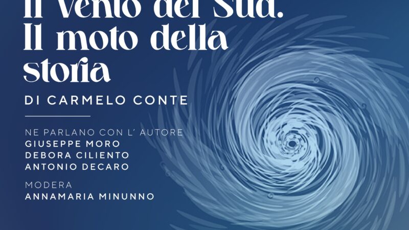 Bari: “Il Vento del sud”, presentazione libro ex Ministro Carmelo Conte con sindaco Decaro e Federico Conte