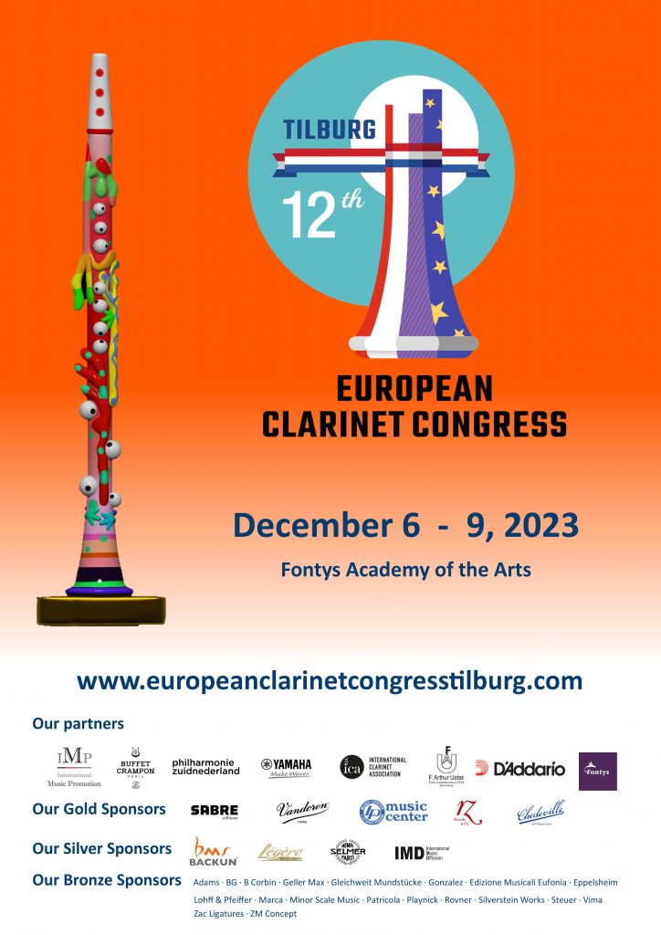 Salerno: Conservatorio di Musica ‘G. Martucci’ all’European Clarinet Congress 2023 a Tilburg, Olanda