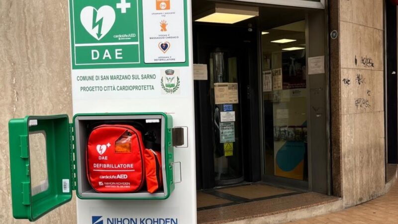 San Marzano sul Sarnoinstallazione nuovi defibrillatori 