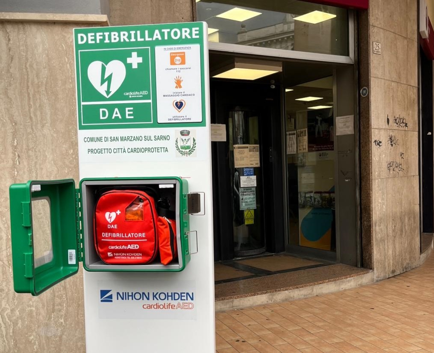 San Marzano sul Sarnoinstallazione nuovi defibrillatori 