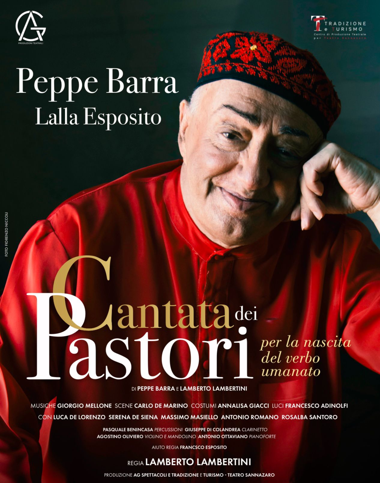 Battipaglia: “La cantata dei pastori” tra risate e sacralità, Peppe Barra a Teatro Giuffré  