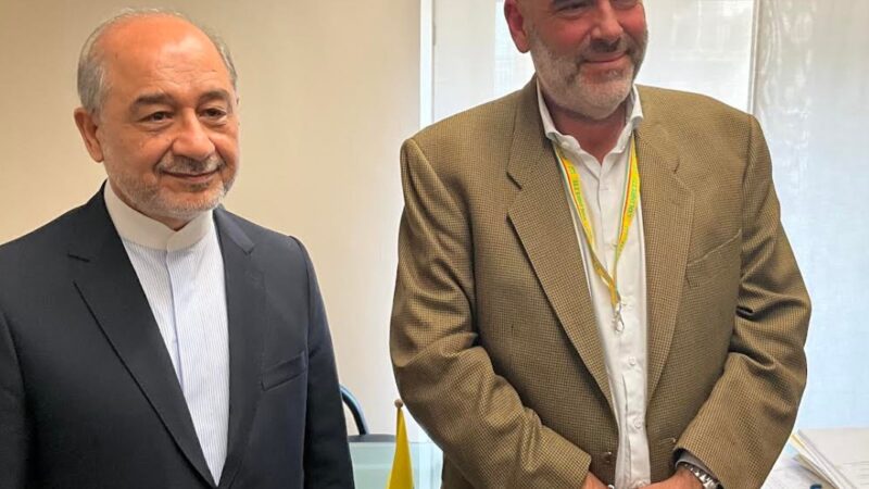 Campania: Ambasciatore Iran, Mohammad Reza Sabouri incontra presidente Coldiretti, Ettore Bellelli