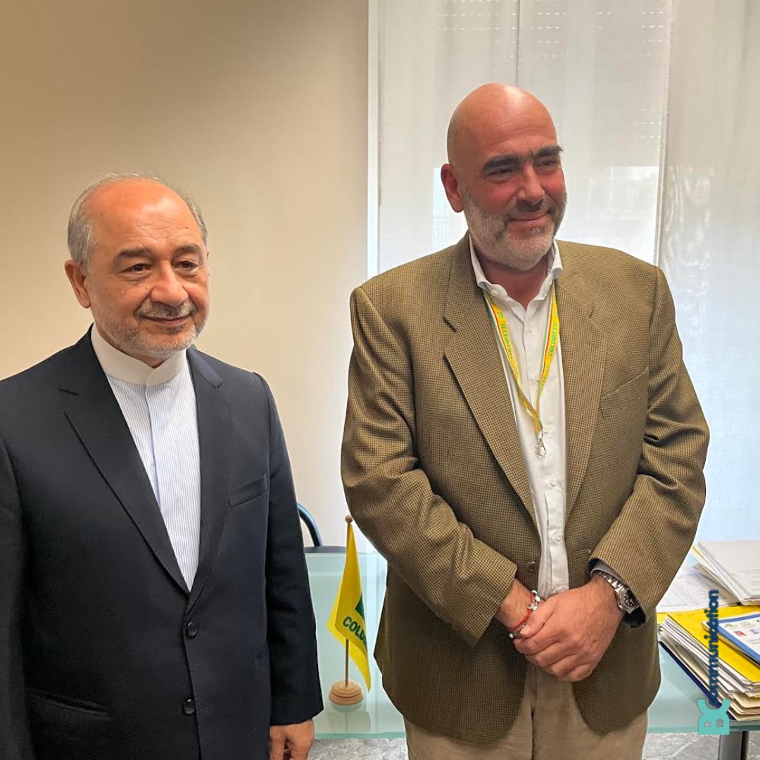 Campania: Ambasciatore Iran, Mohammad Reza Sabouri incontra presidente Coldiretti, Ettore Bellelli