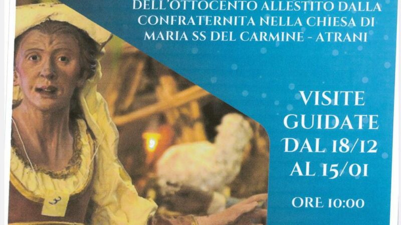 Atrani: visite guidate gratuite a Presepe del Carmine
