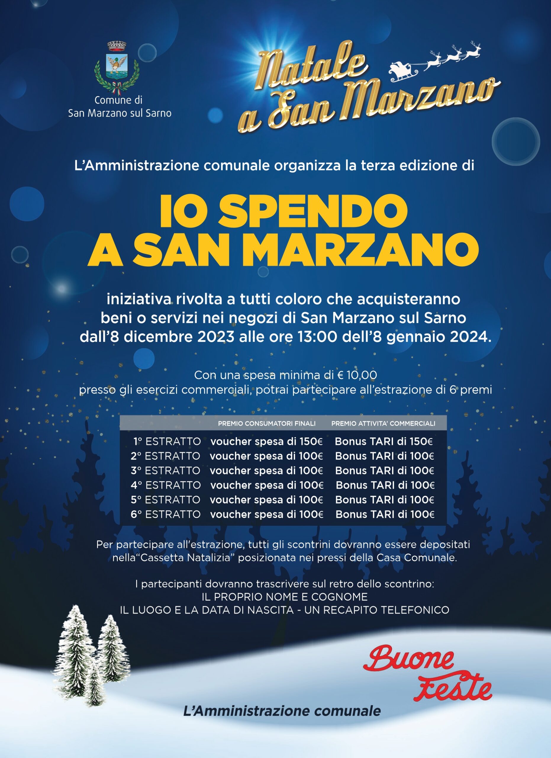 San Marzano sul Sarno: “Io spendo a San Marzano” – ediz. 2023