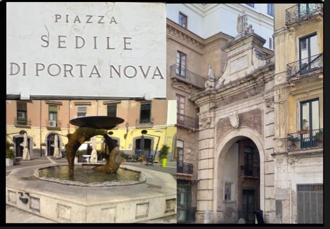 Salerno: Piazza Sedile Porta Nova e Piazza Flavio Gioia  